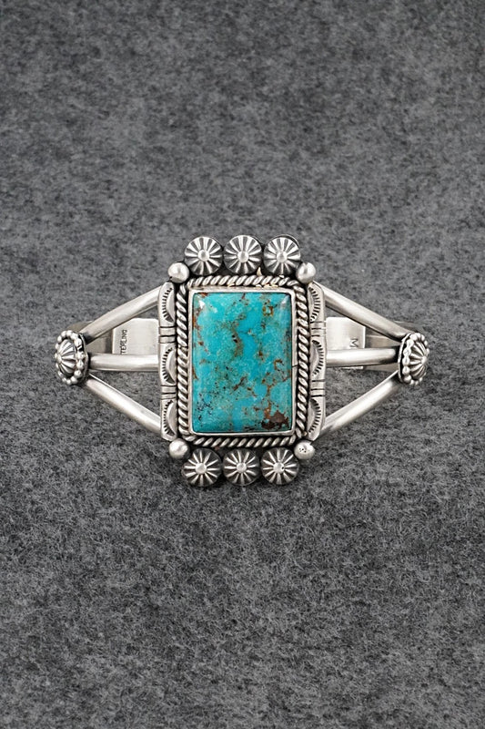 Turquoise & Sterling Silver Bracelet - Michael Calladitto