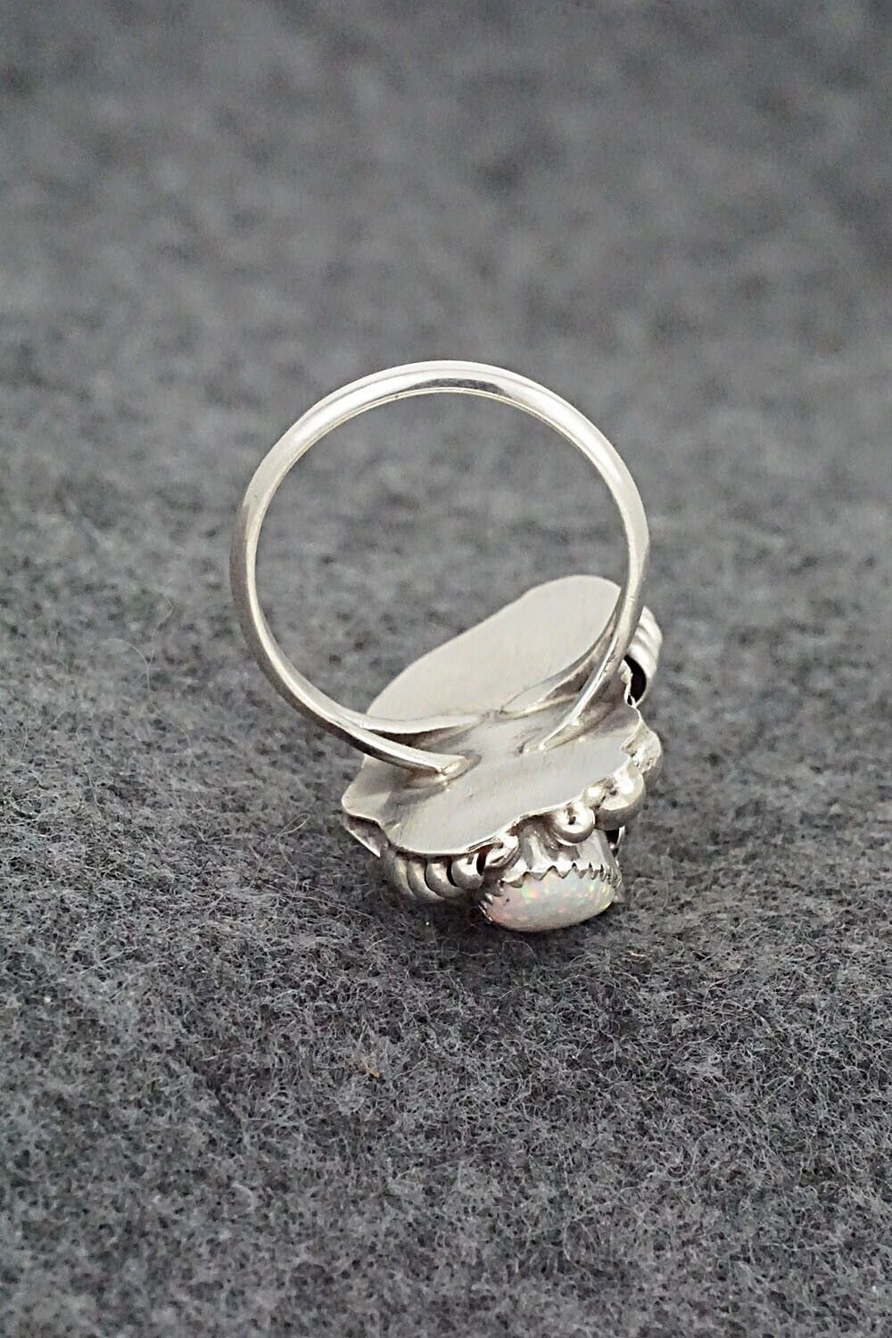 Opalite & Sterling Silver Ring - Max Calladitto - Size 7