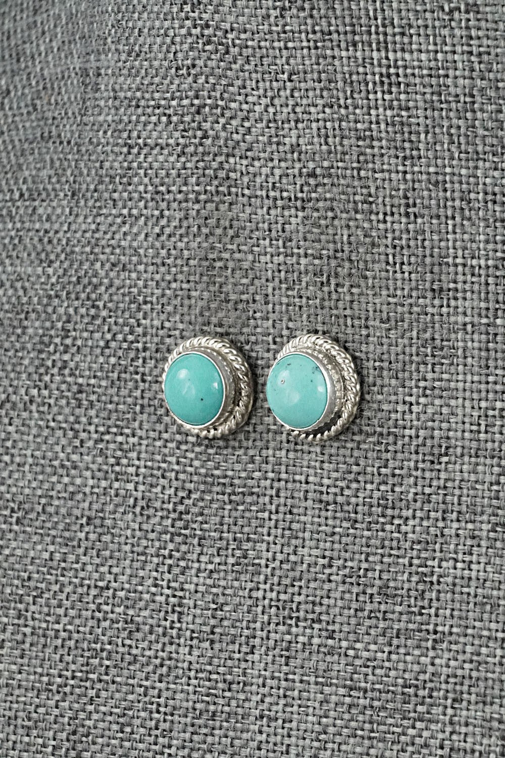 Turquoise & Sterling Silver Earrings - Byron Begay