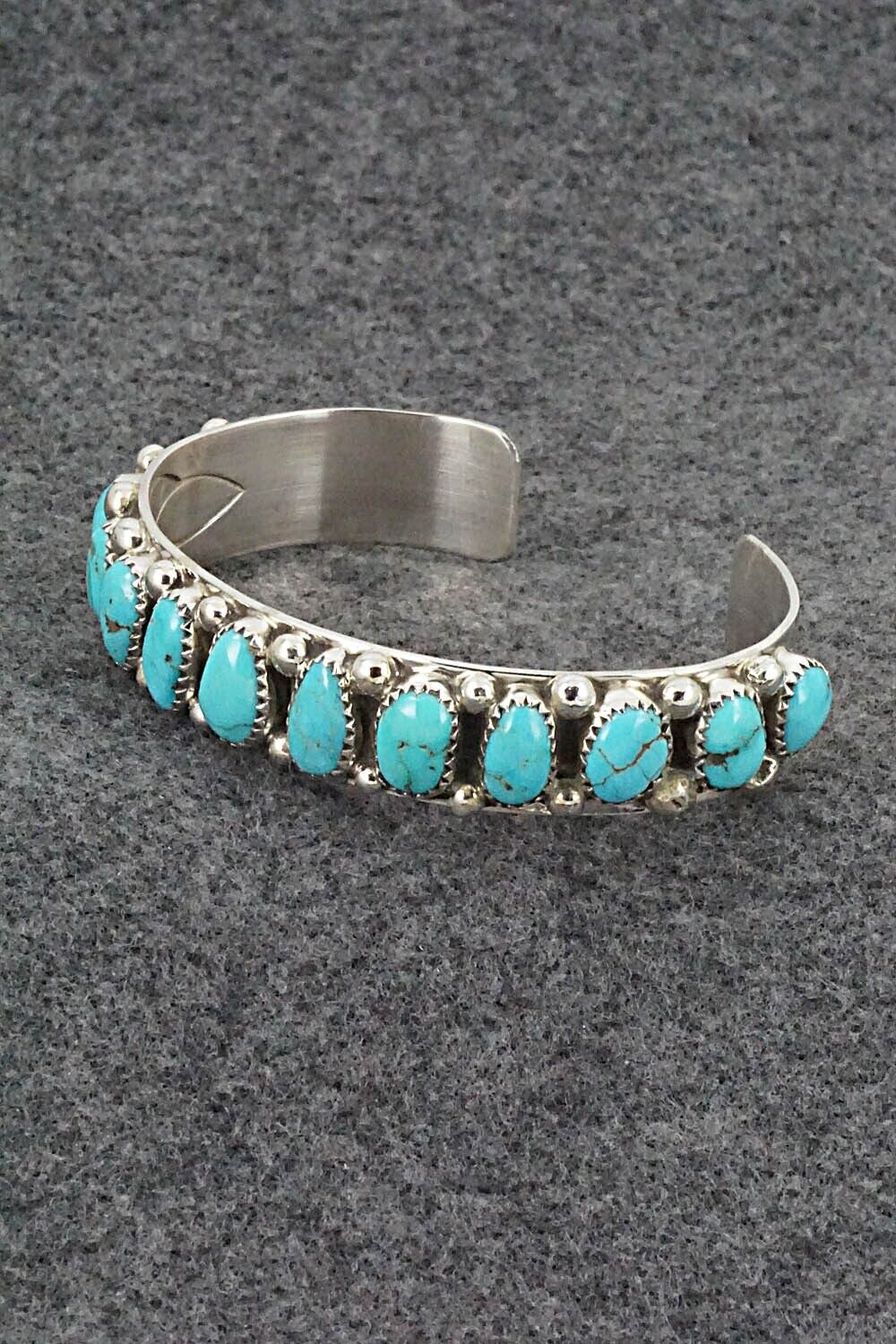 Turquoise & Sterling Silver Bracelet - Darlene Begay