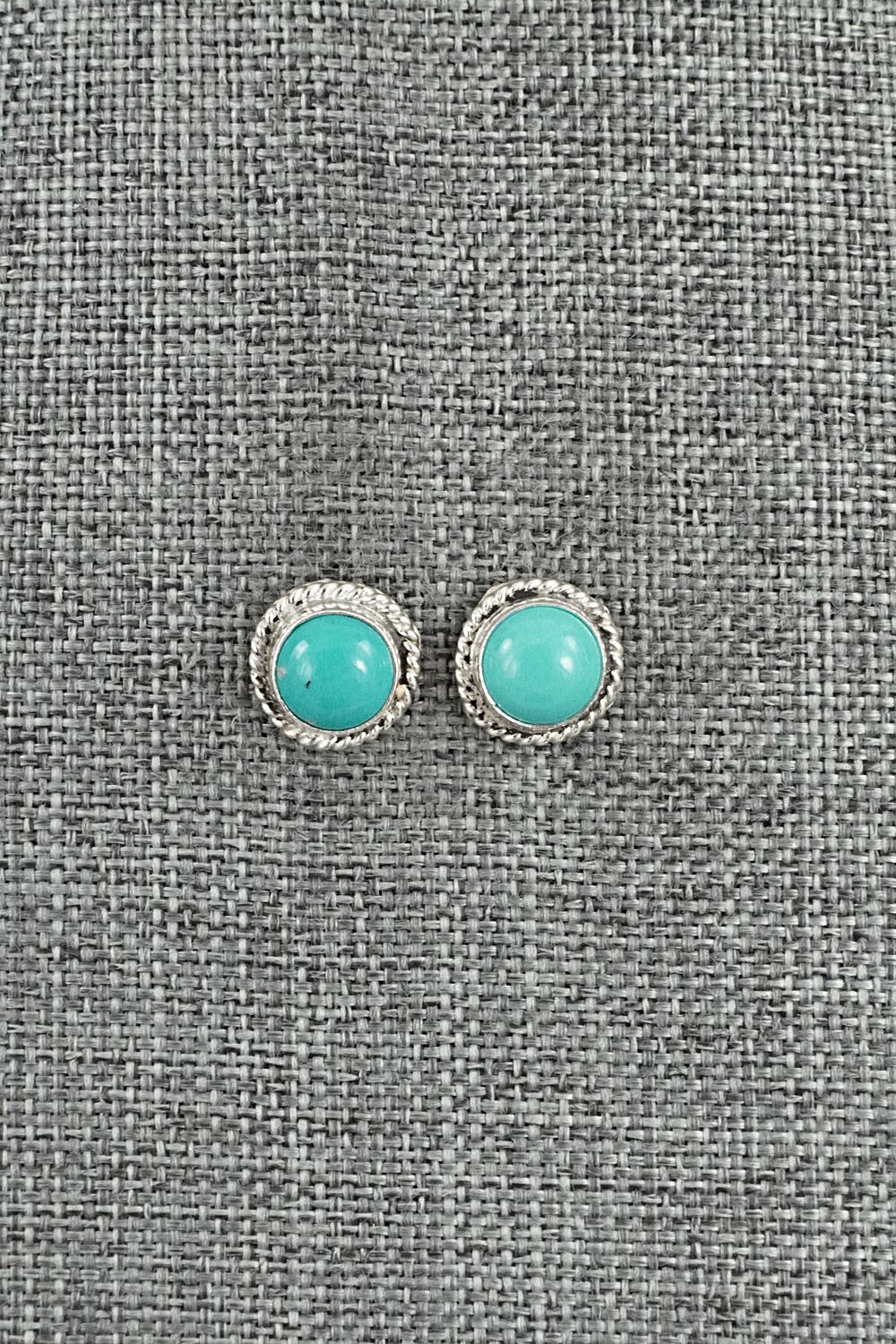 Turquoise & Sterling Silver Earrings - Byron Begay