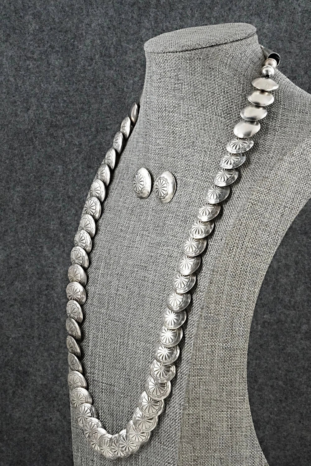 Sterling Silver Necklace and Earrings Set - Tim Thompson