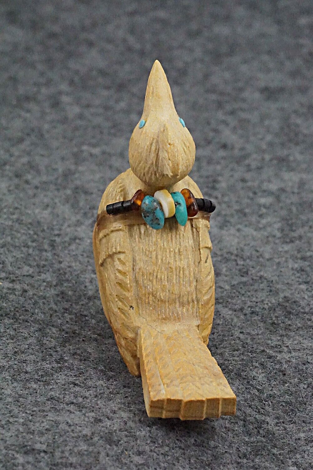 Roadrunner Zuni Fetish Carving - Douglas Martza