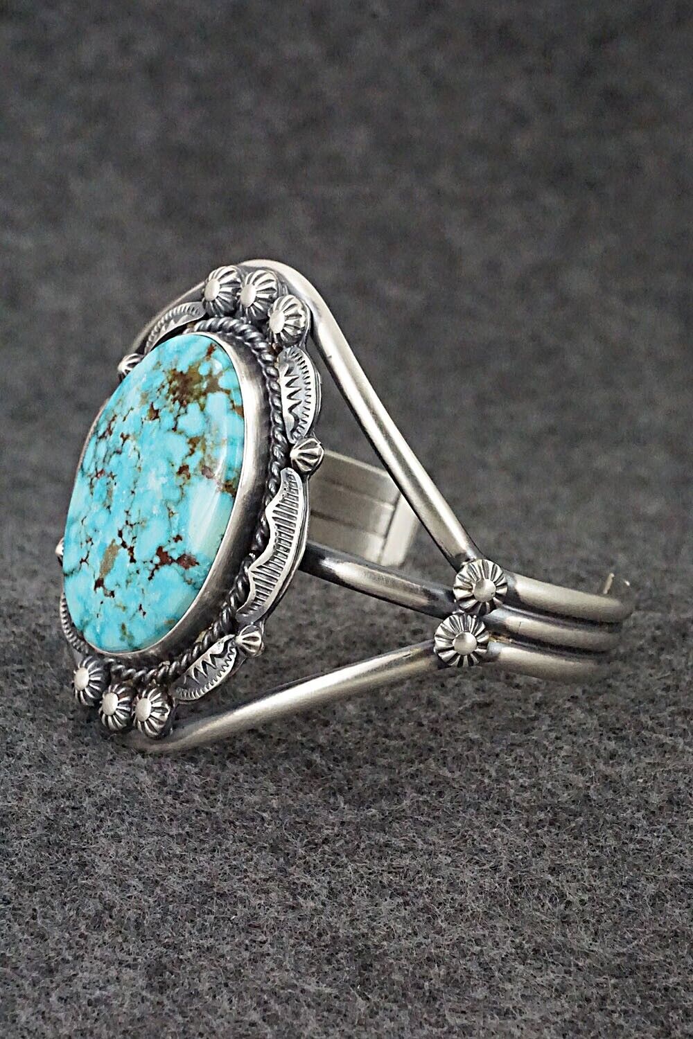 Turquoise & Sterling Silver Necklace Set - Raymond Delgarito