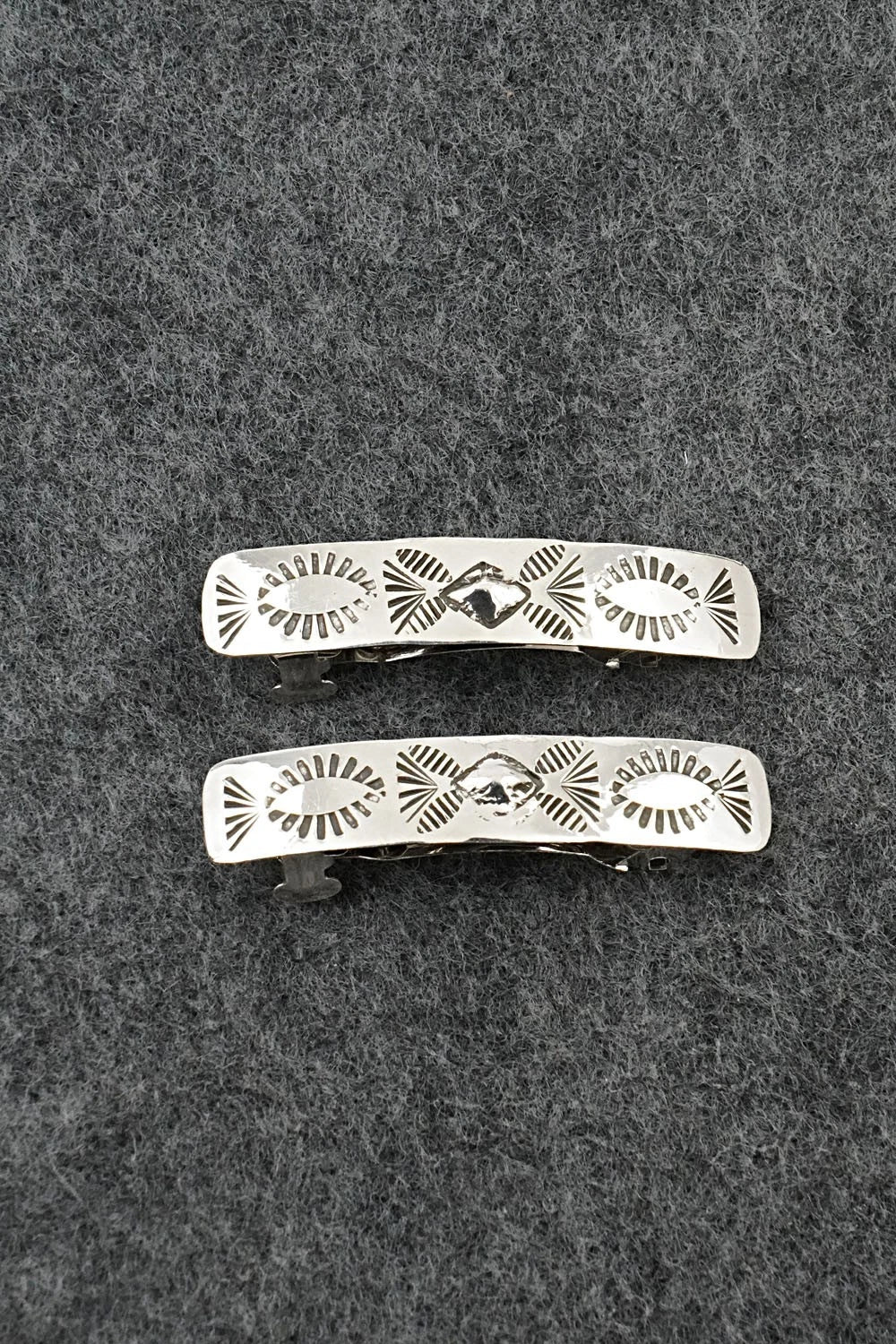 Sterling Silver Barrettes - Bertha Begay