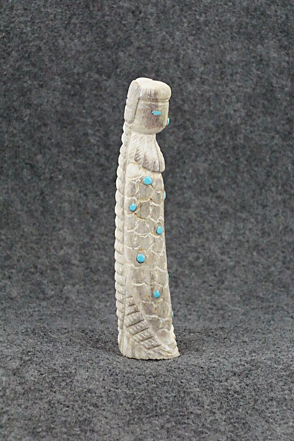 Corn Maiden Zuni Fetish Carving - Garrick Weeka