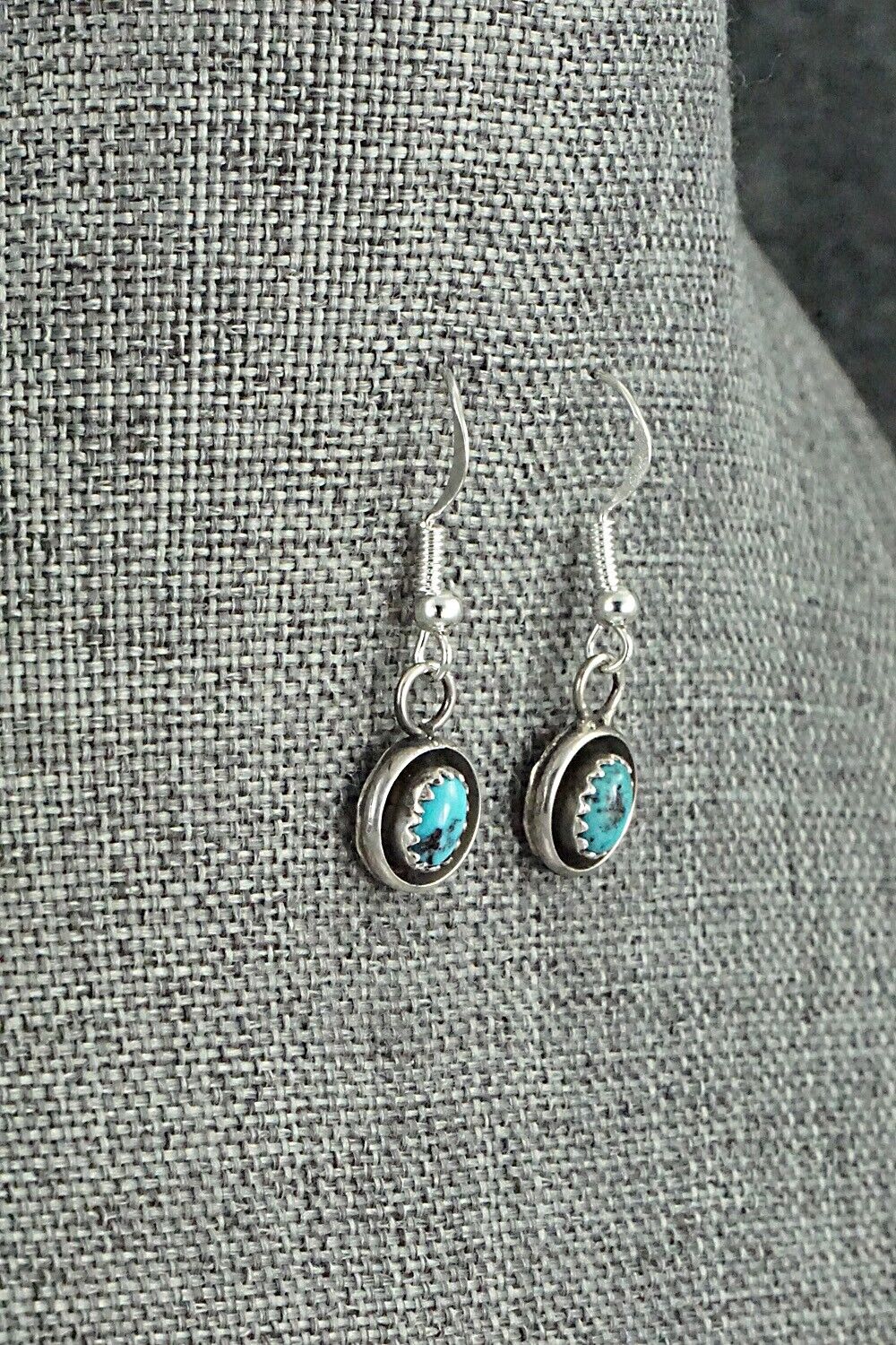 Turquoise & Sterling Silver Squash Blossom Set - Phil Garcia