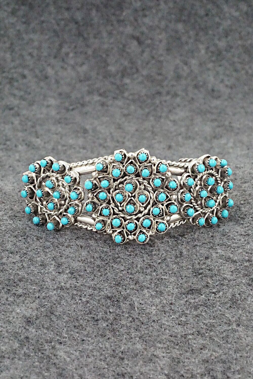 Turquoise & Sterling Silver Bracelet - Wayne Johnson