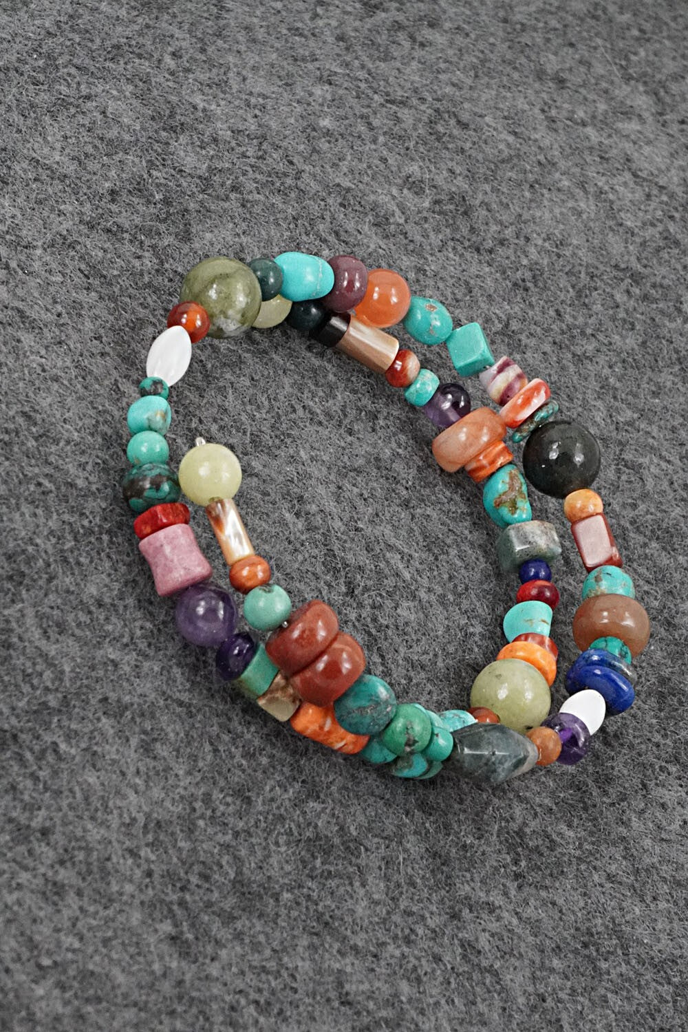 Multi-Stone Beaded Bracelet - Helen Tsosie