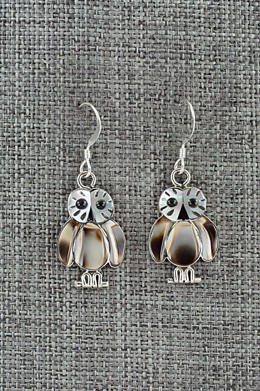 Multi Stone & Sterling Silver Earrings - Reginda Kallestewa