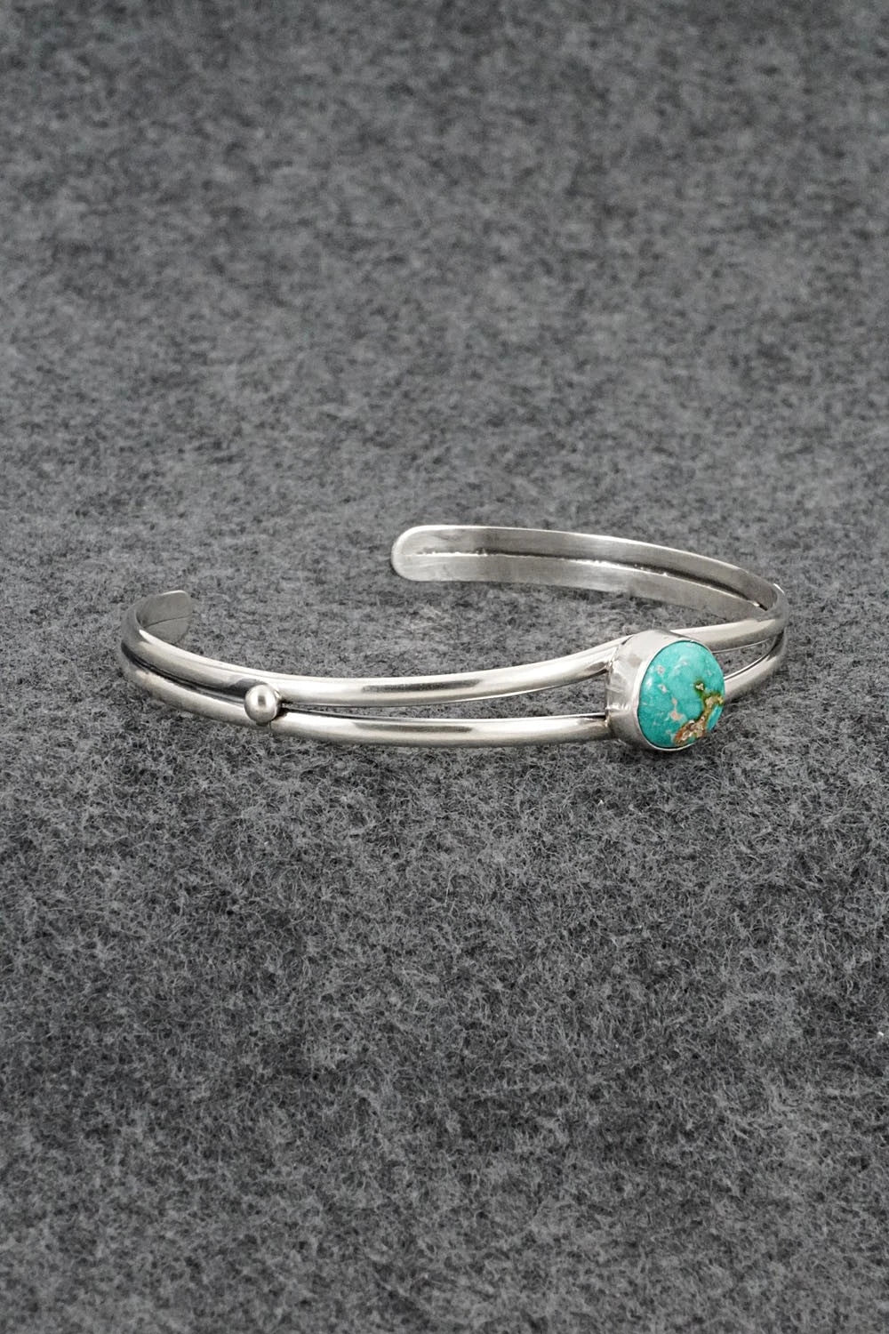 Turquoise & Sterling Silver Bracelet - Rosemary Saunders