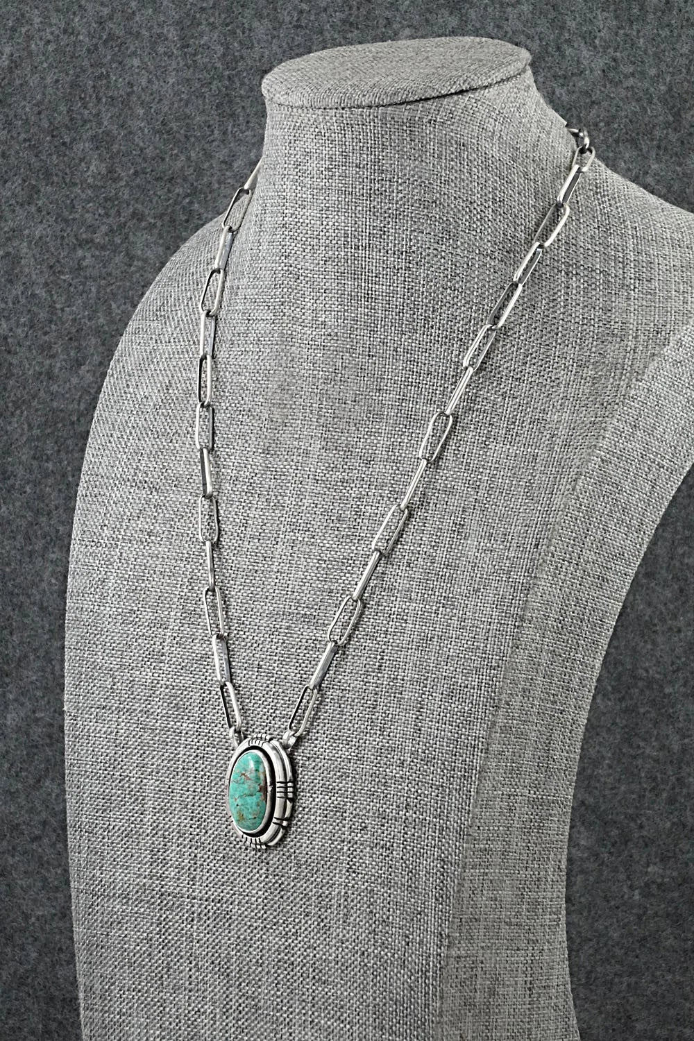 Turquoise & Sterling Silver Necklace - Daniel Benally