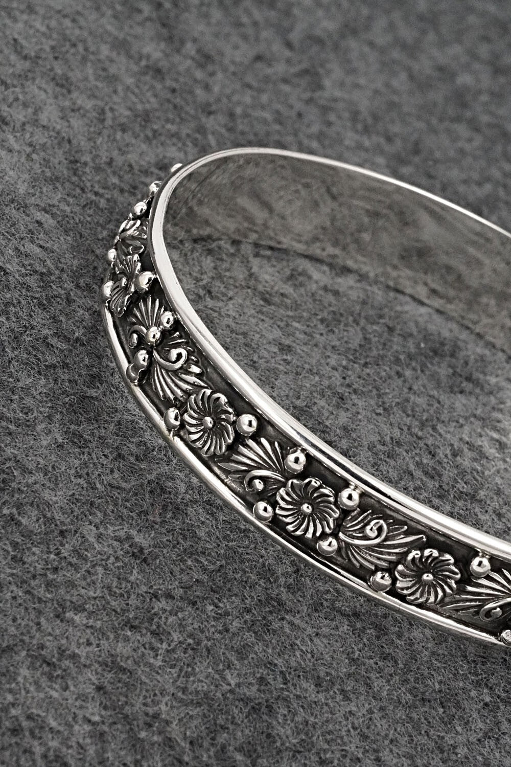 Sterling Silver Bangle Bracelet - Sadie Jim