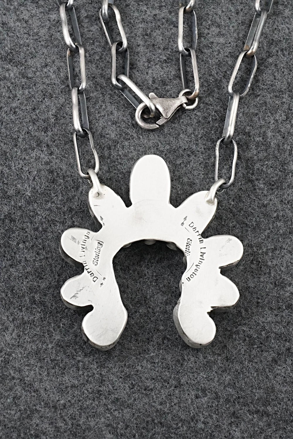 Turquoise & Sterling Silver Necklace - Darrin Livingston