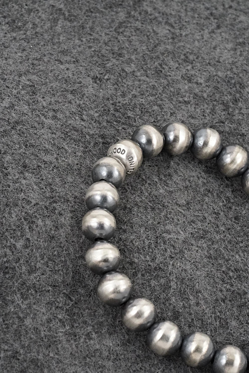Sterling Silver Navajo Pearl Bracelet - Bryannen Halwood