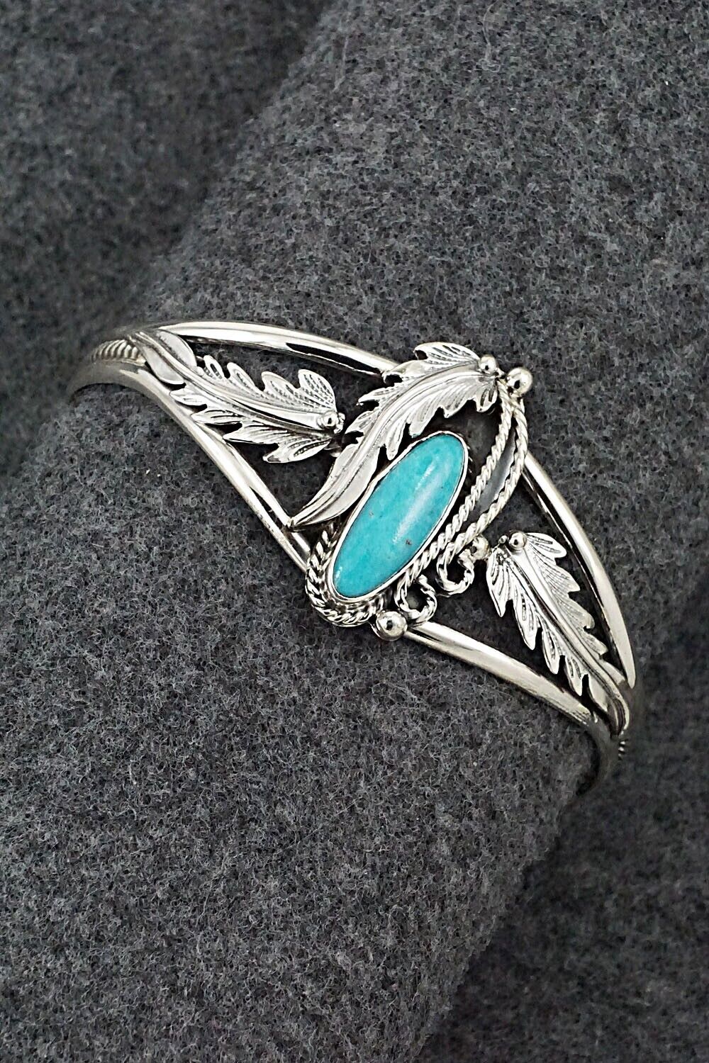 Turquoise & Sterling Silver Bracelet - Andrew Vandever