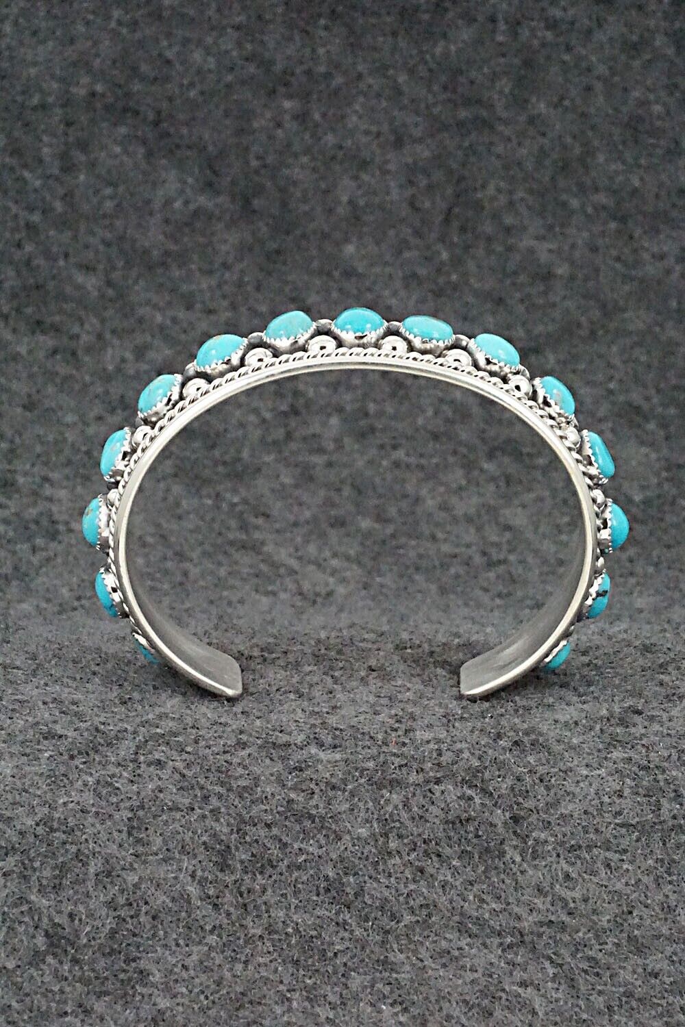 Turquoise & Sterling Silver Bracelet - Chester Charley