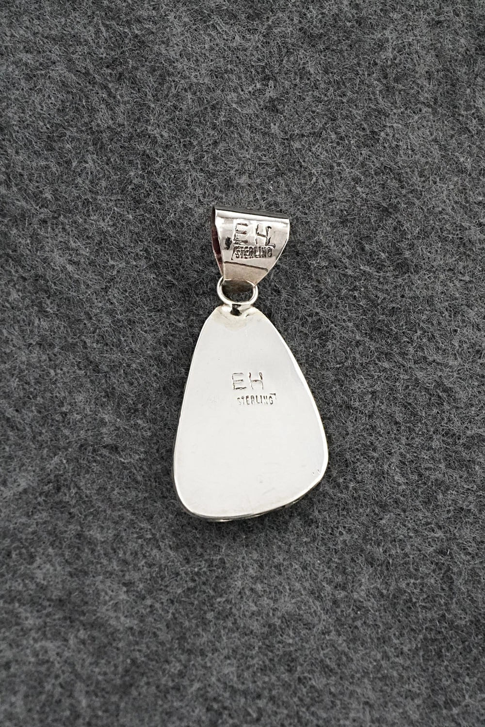White Buffalo & Sterling Silver Pendant - Ernest Hawthorne