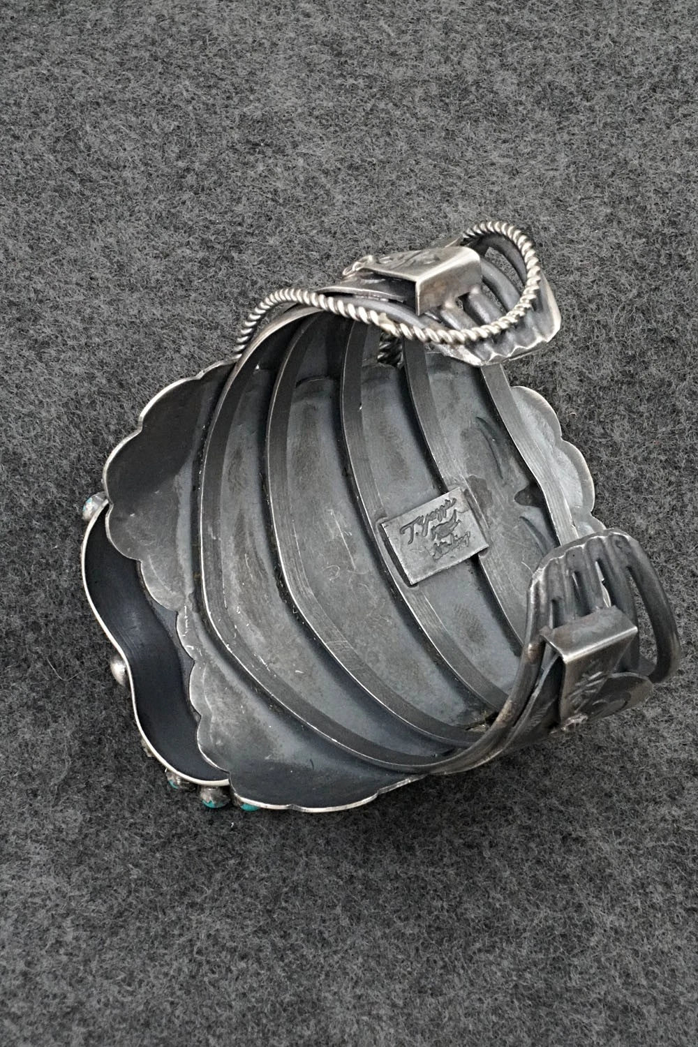 Turquoise & Sterling Silver Bracelet - Tim Yazzie