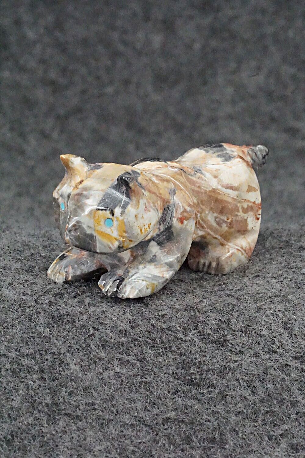 Bobcat Zuni Fetish Carving - Calvert Bowannie