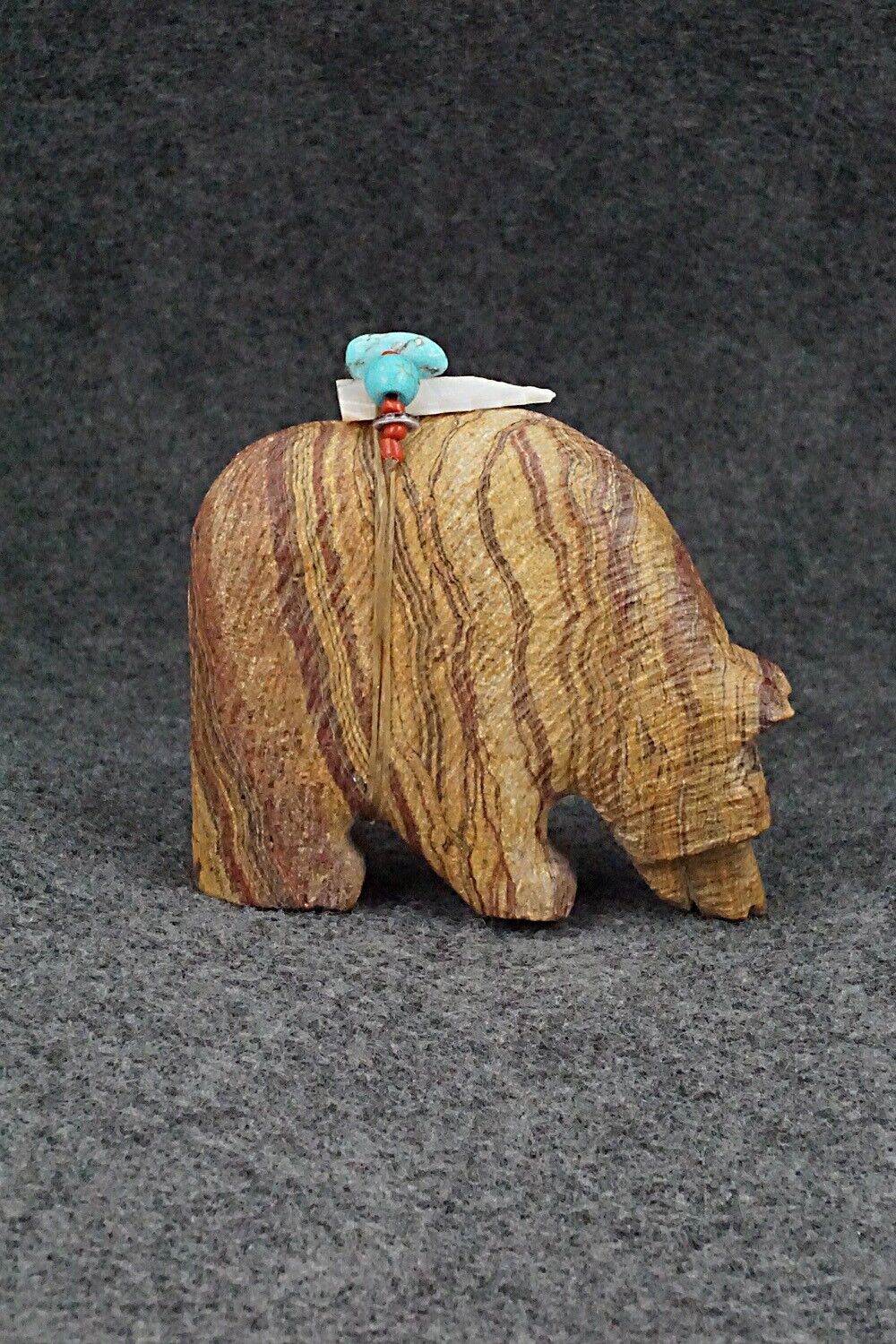 Bear Zuni Fetish Carving - Douglas Martza