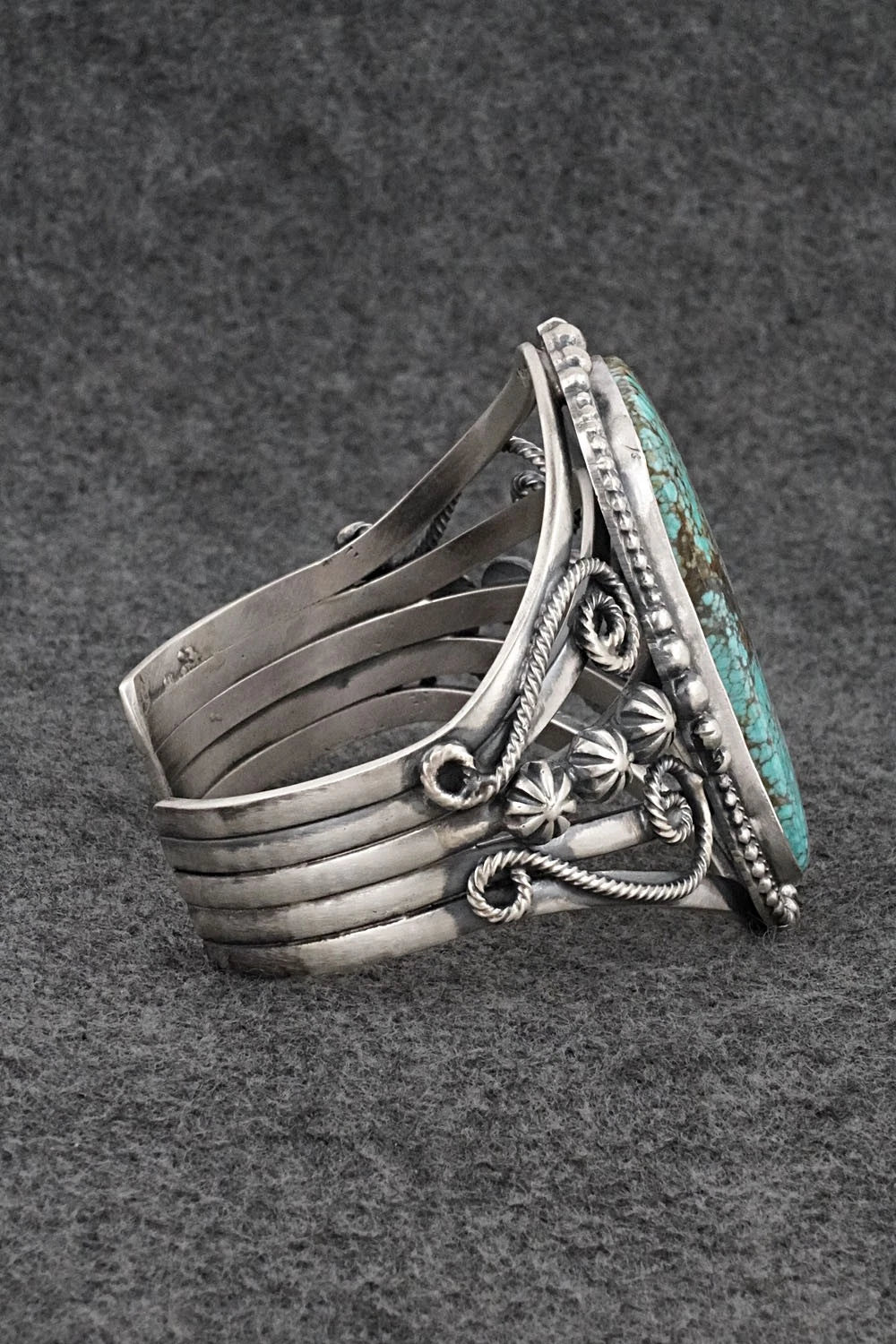 Turquoise & Sterling Silver Bracelet - Bobby Johnson