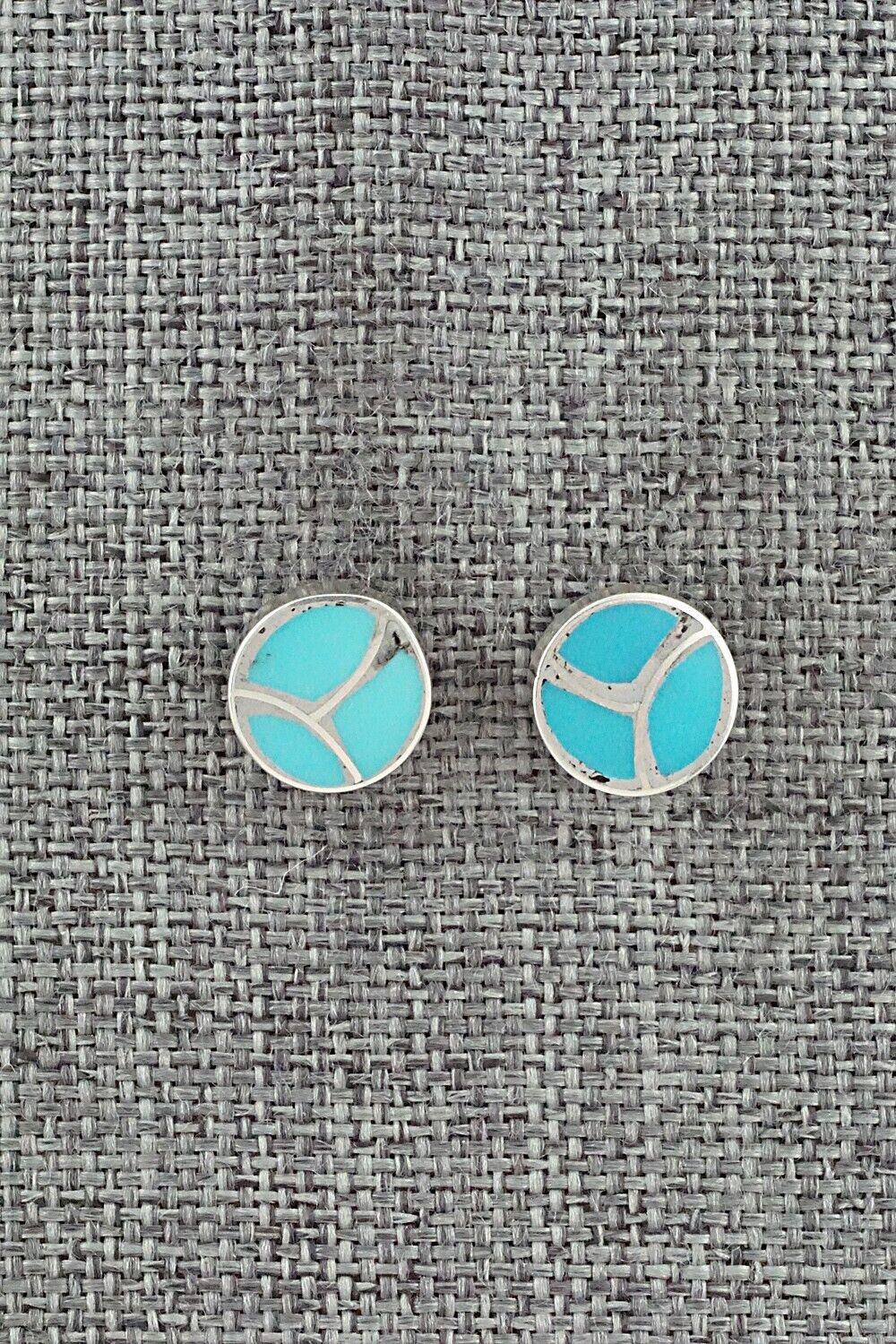 Turquoise & Sterling Silver Earrings - Lynelle Johnson