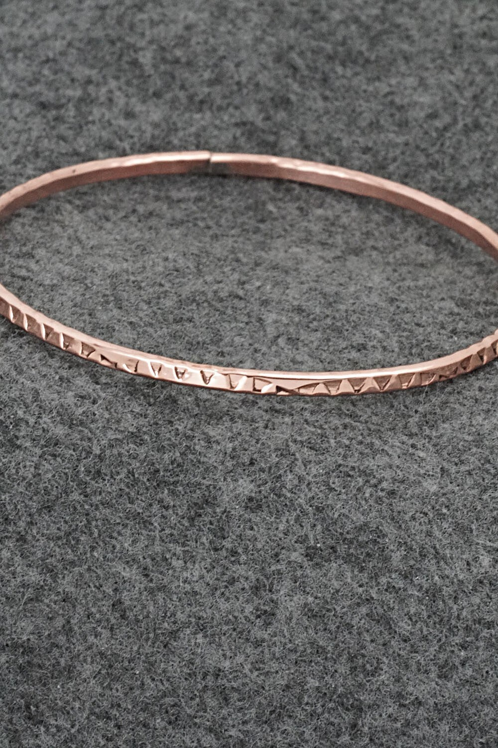 Copper Bangle Bracelet - Elaine Tahe