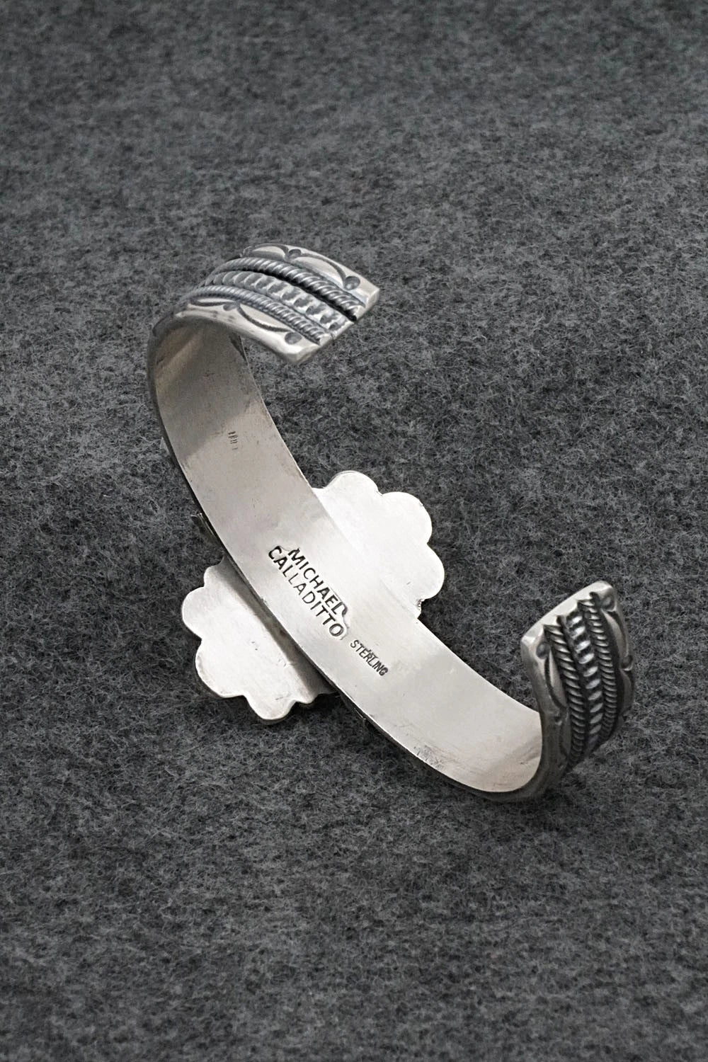 Turquoise & Sterling Silver Bracelet - Michael Calladitto