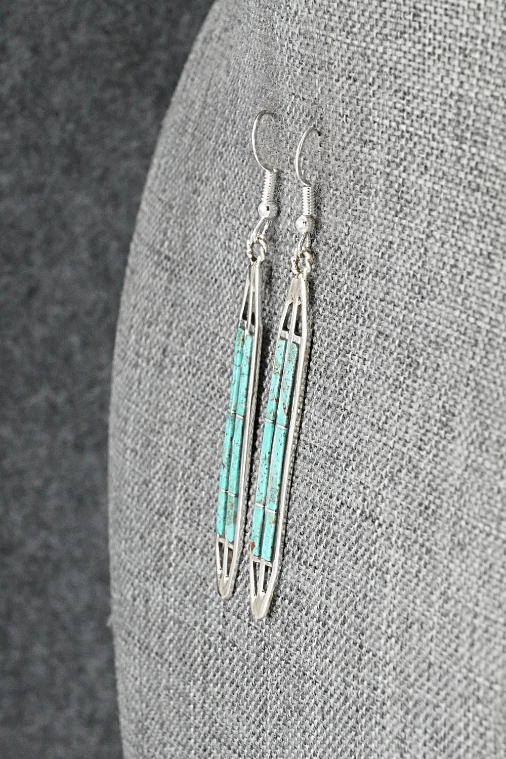 Turquoise & Sterling Silver Earrings - Andrew Enrico