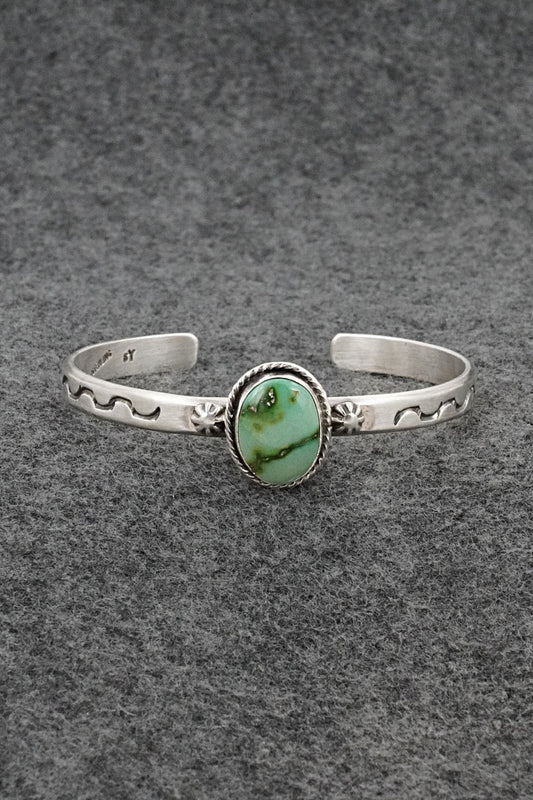 Turquoise & Sterling Silver Bracelet - Samuel Yellowhair