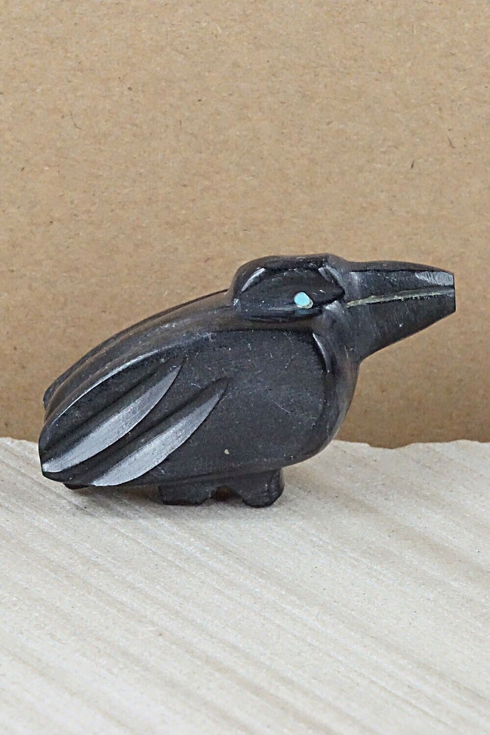 Crow Zuni Fetish Carving - Tim Lementino