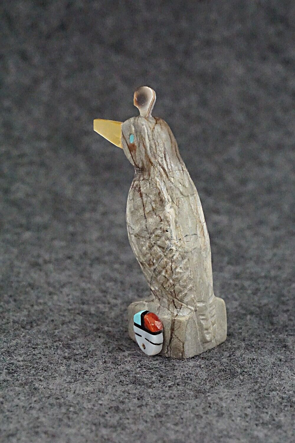 Quail Zuni Fetish Carving - Darrin Boone