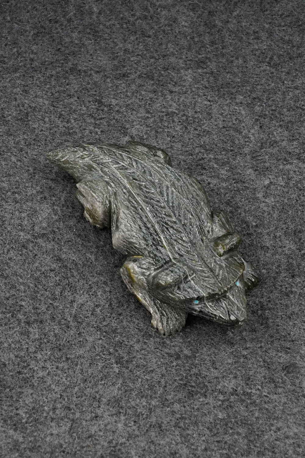 Badger Zuni Fetish Carving - Tony Mackel