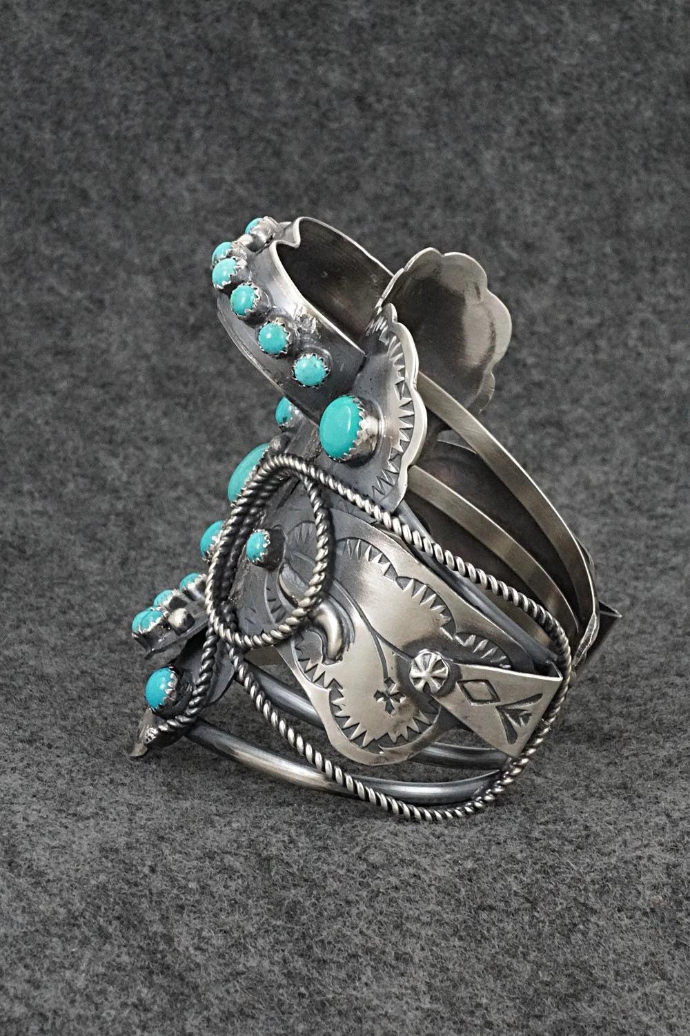 Turquoise & Sterling Silver Bracelet - Tim Yazzie