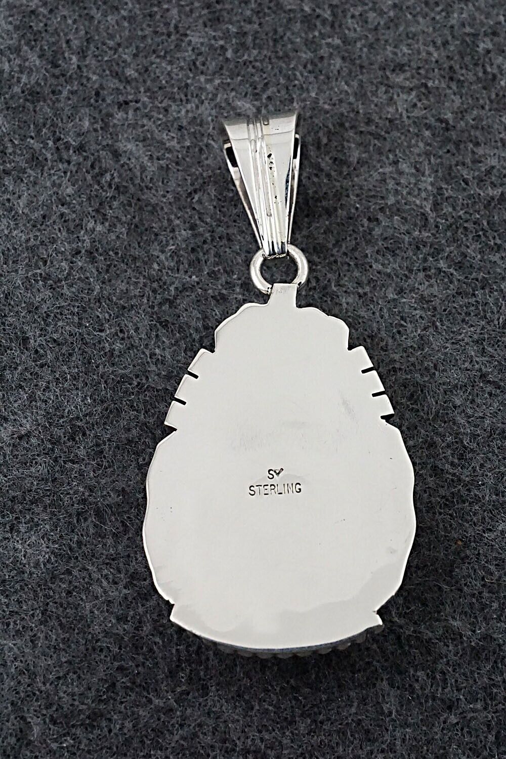 Variscite & Sterling Silver Pendant - Samuel Yellowhair