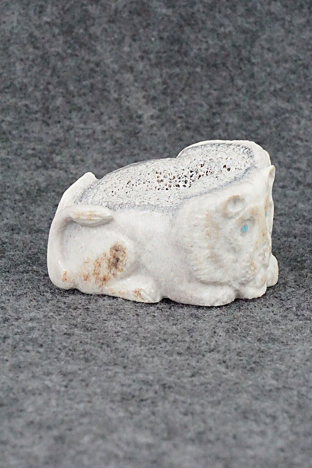 Lions Zuni Fetish Carving - Maxx Laate