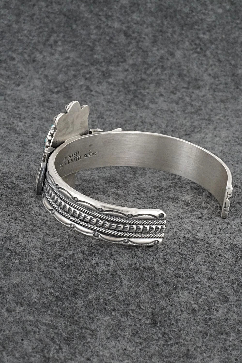 Turquoise & Sterling Silver Bracelet - Michael Calladitto