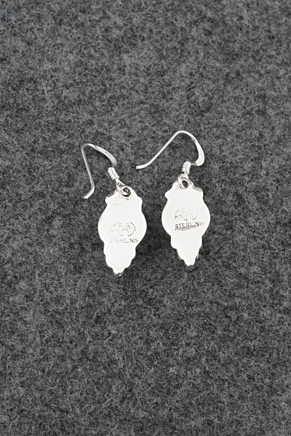 Turquoise & Sterling Silver Earrings - Isabell Yazzie