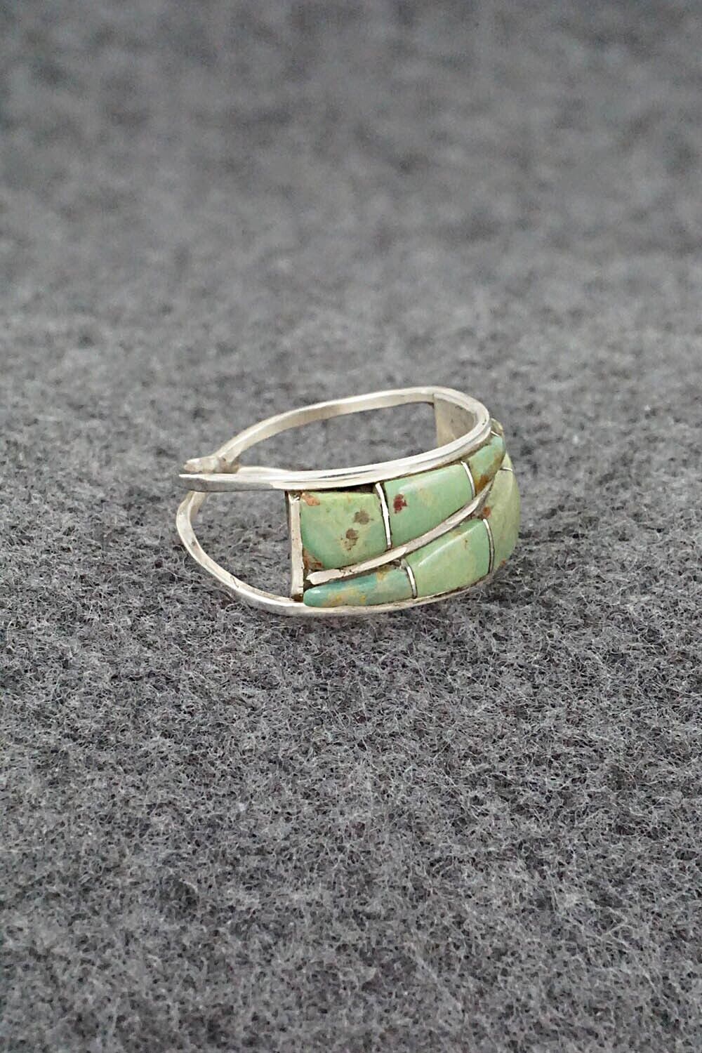 Turquoise & Sterling Silver Ring - Debbie Livingston - Size 8.25