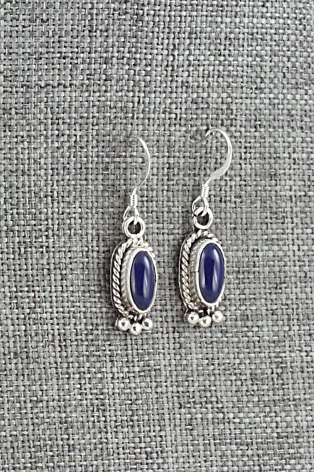 Lapis & Sterling Silver Earrings - Rosie Chee