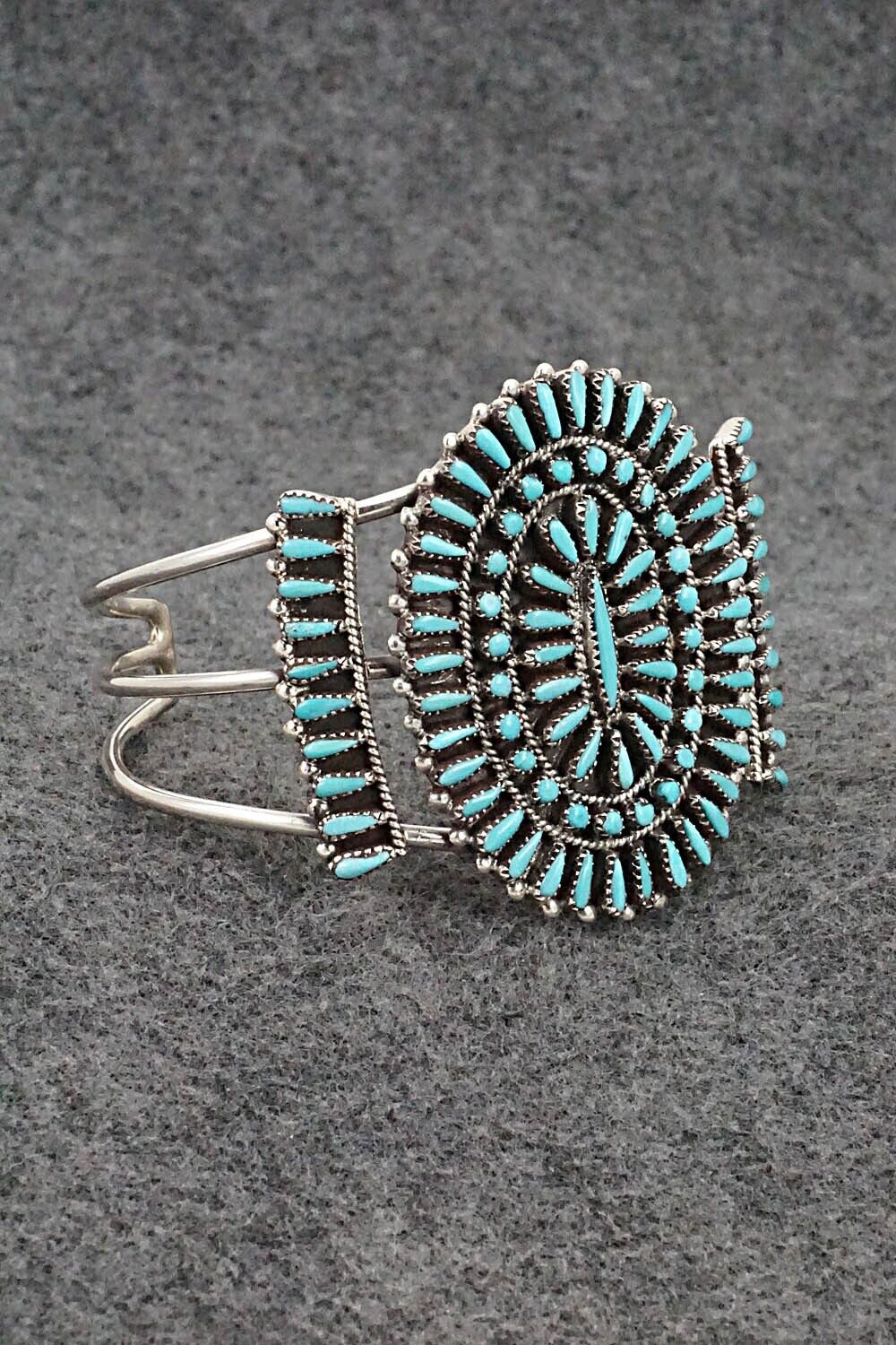 Turquoise & Sterling Silver Bracelet - Judy Wallace