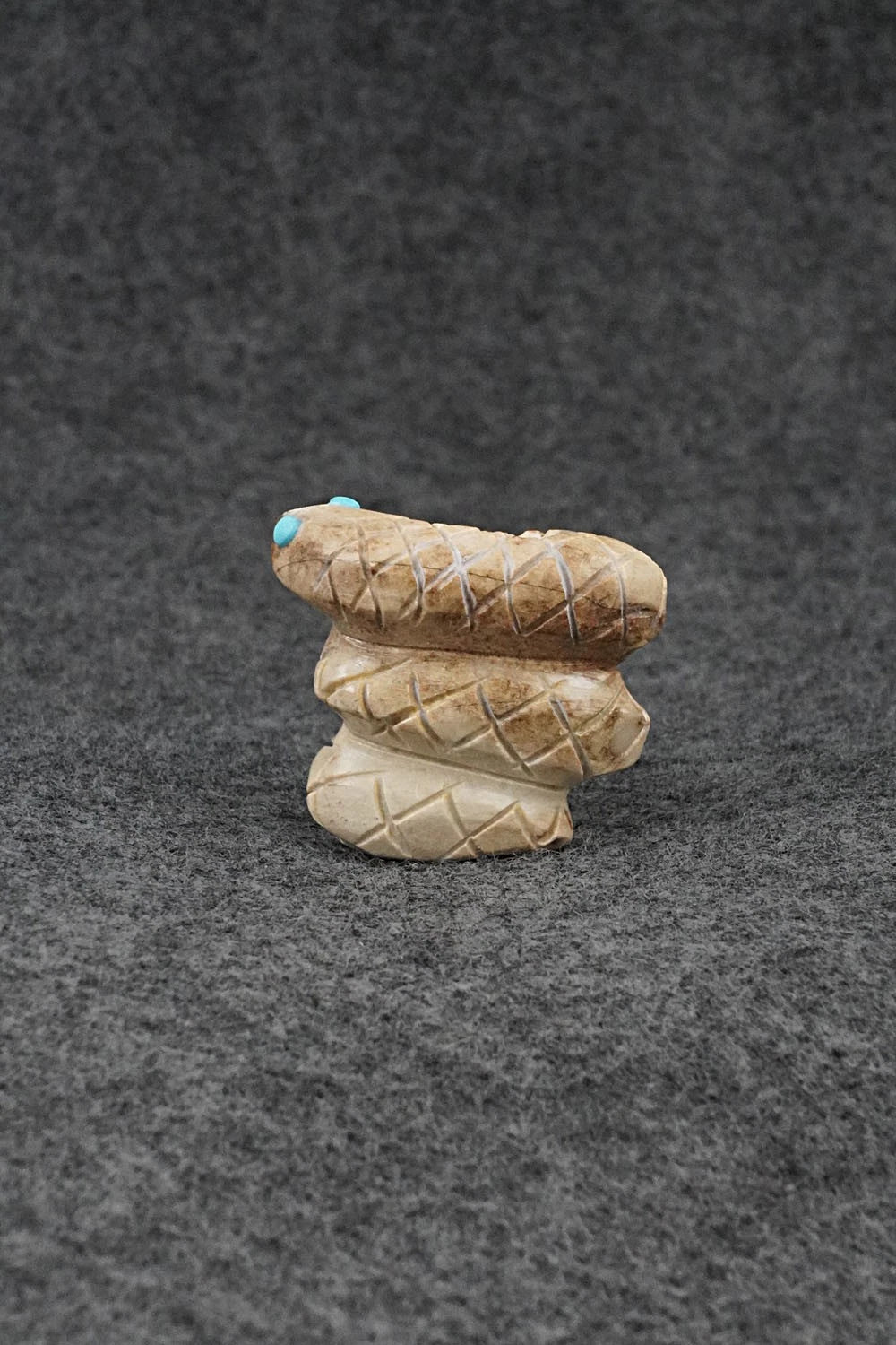 Rattlesnake Zuni Fetish Carving - Cody Chavez