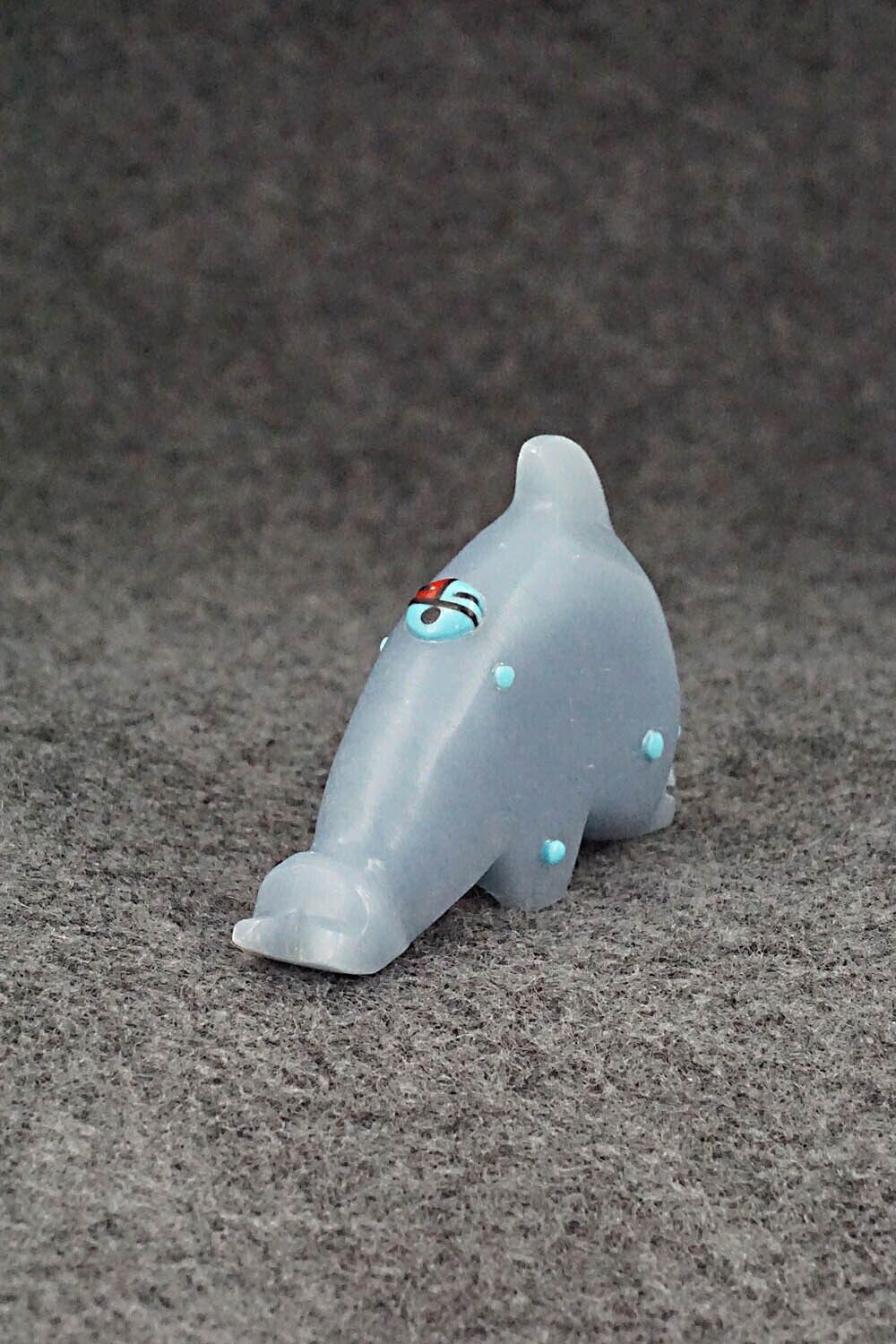 Dolphin Zuni Fetish Carving - Danette Laate