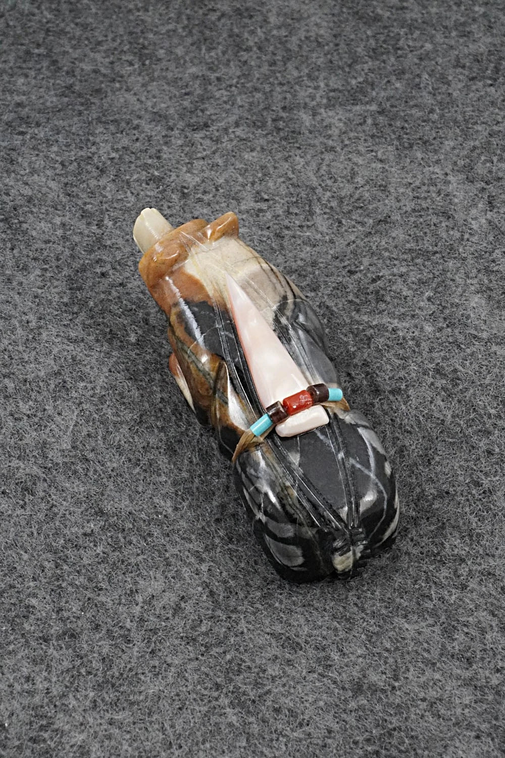 Badger Zuni Fetish Carving - Alex Tsethlikai