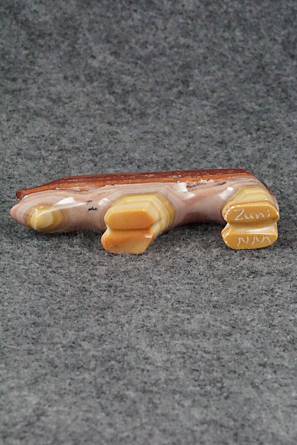 Mountain Lion Zuni Fetish Carving - Jonathan Natewa