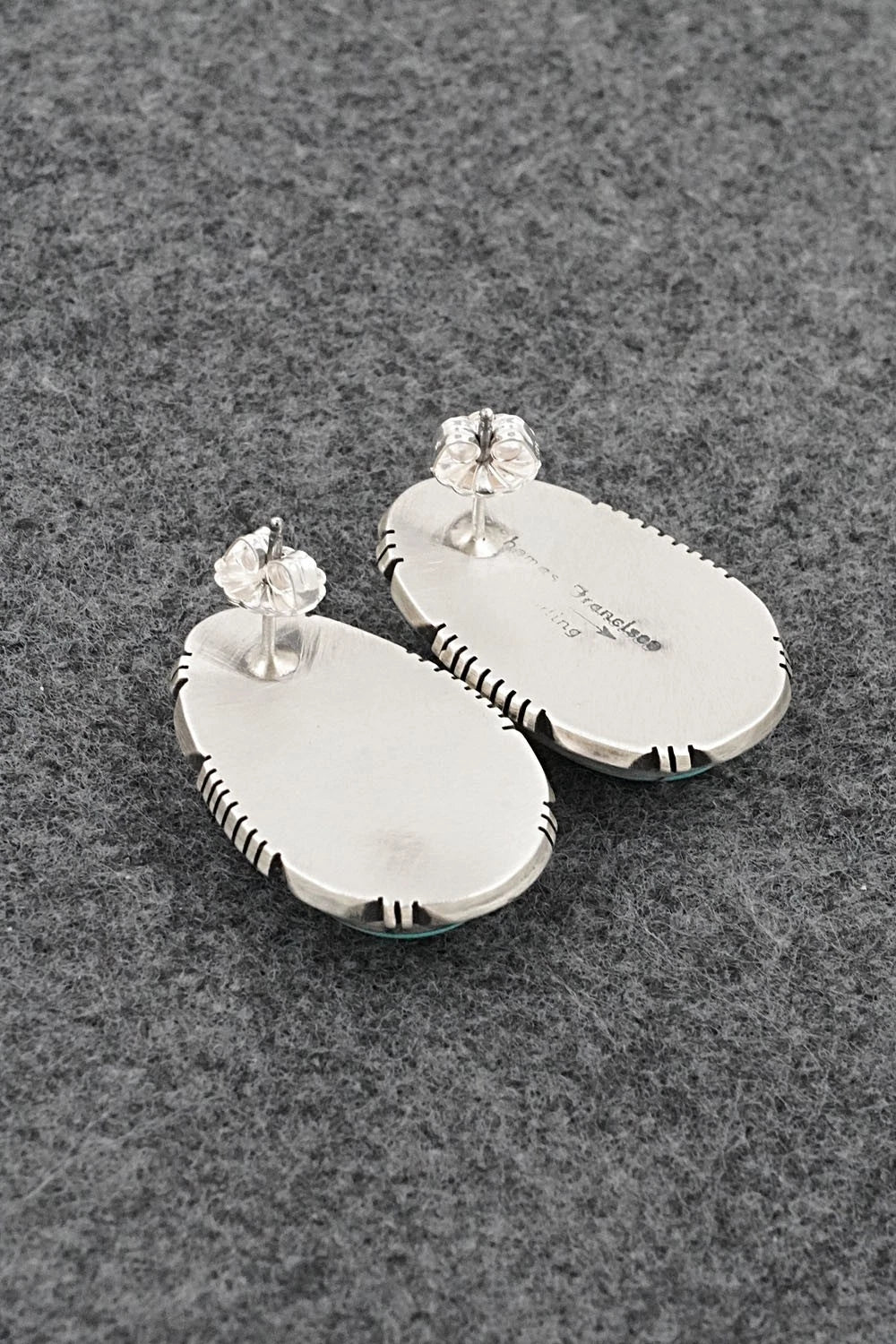 Turquoise & Sterling Silver Earrings - Thomas Francisco