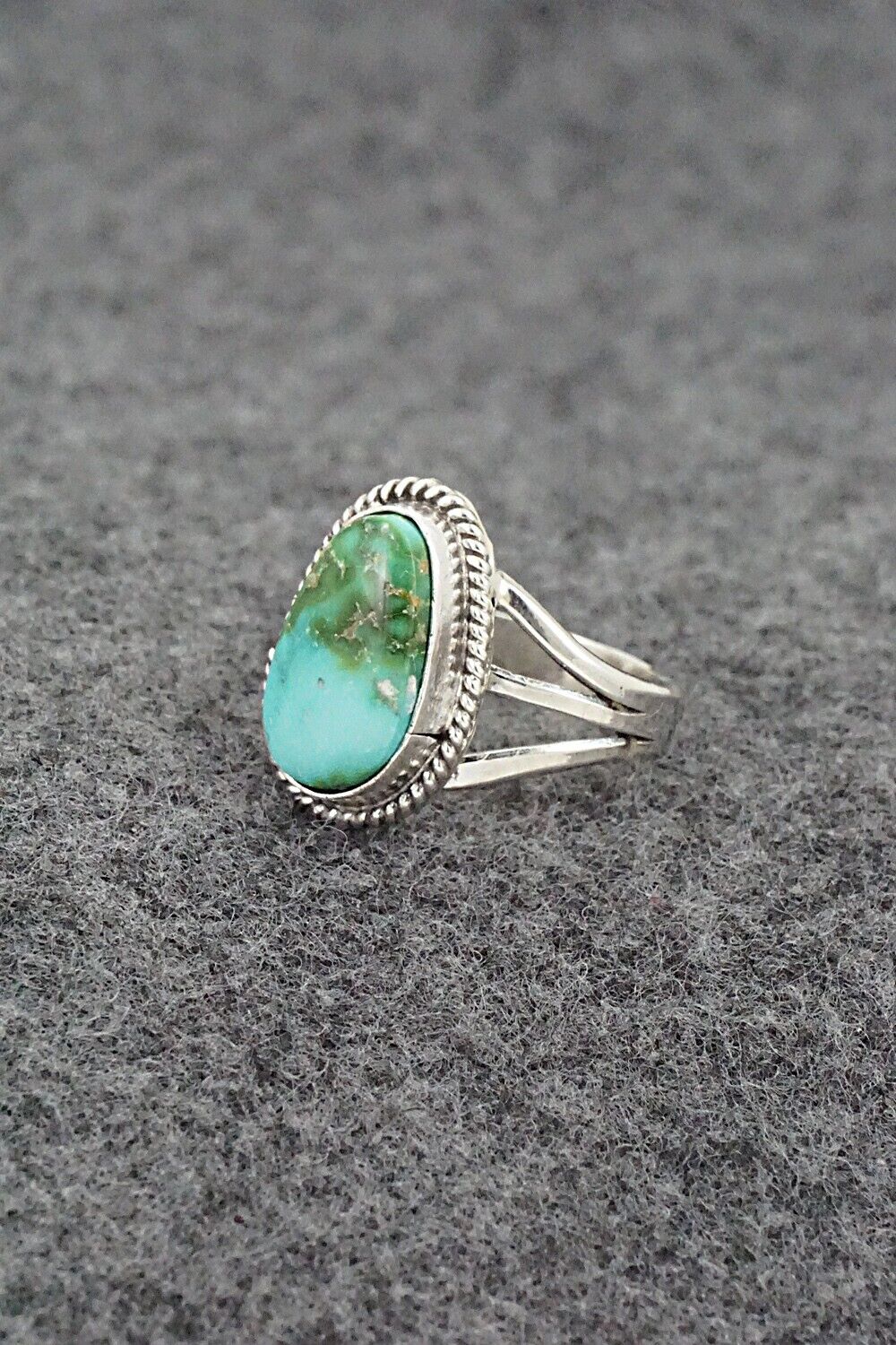 Turquoise & Sterling Silver Ring - Alice Rose Saunders - Size 6.25