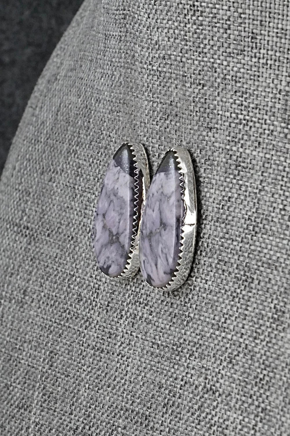Morado & Sterling Silver Earrings - Murray Hannaweeka