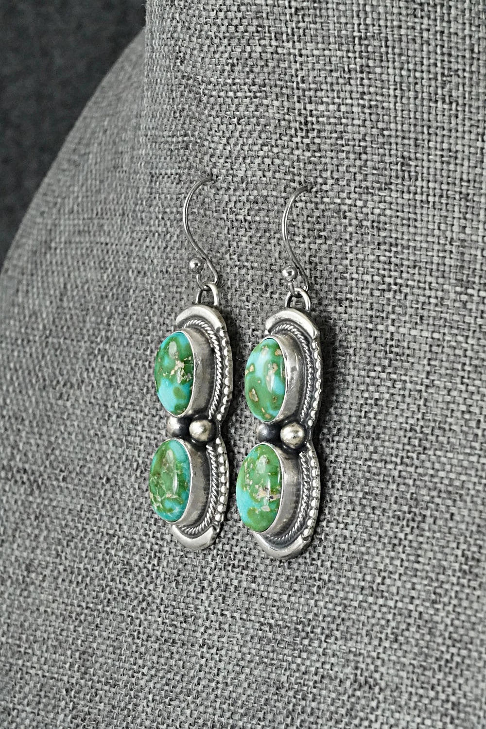 Turquoise & Sterling Silver Squash Blossom Set - Kathleen Livingston